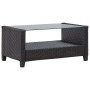 6-piece garden sofa set with black synthetic rattan cushions by vidaXL, Outdoor sofas - Ref: Foro24-46151, Price: 489,55 €, D...