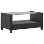 6-piece garden sofa set with black synthetic rattan cushions by vidaXL, Outdoor sofas - Ref: Foro24-46151, Price: 532,41 €, D...