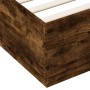 Smoked oak engineered wood bed frame 150x200cm by , Beds and slatted bases - Ref: Foro24-3209699, Price: 151,92 €, Discount: %