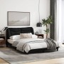 Bed frame with LED lights black fabric 120x200 cm by , Beds and slatted bases - Ref: Foro24-3213692, Price: 188,28 €, Discoun...