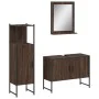 Badezimmermöbel-Set, 3-teilig, braunes Eichensperrholz von , Badezimmermöbel - Ref: Foro24-3214353, Preis: 148,36 €, Rabatt: %