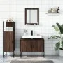 Set de muebles de baño 3 pzas madera contrachapada roble marrón de , Muebles de baño - Ref: Foro24-3214353, Precio: 150,19 €,...