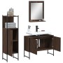 Badezimmermöbel-Set, 3-teilig, braunes Eichensperrholz von , Badezimmermöbel - Ref: Foro24-3214353, Preis: 150,19 €, Rabatt: %