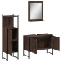 Badezimmermöbel-Set, 3-teilig, braunes Eichensperrholz von , Badezimmermöbel - Ref: Foro24-3214353, Preis: 150,19 €, Rabatt: %