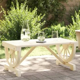 Garten-Couchtisch aus massivem Tannenholz, 90 x 50 x 40 cm von , Gartentische - Ref: Foro24-365107, Preis: 97,56 €, Rabatt: %