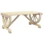 Solid fir wood garden coffee table 90x50x40 cm by , Garden tables - Ref: Foro24-365107, Price: 102,06 €, Discount: %