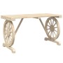 Garden table solid fir wood 115x55x65 cm by , Garden tables - Ref: Foro24-365113, Price: 165,79 €, Discount: %
