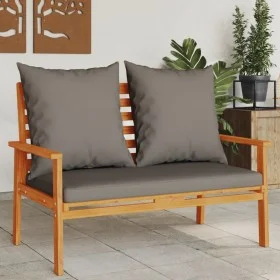 Garden sofa bench with cushions solid acacia wood 120 cm by , Garden sets - Ref: Foro24-366379, Price: 155,69 €, Discount: %
