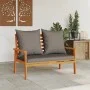 Gartensofabank mit Kissen aus massivem Akazienholz 120 cm von , Gartensets - Ref: Foro24-366379, Preis: 155,69 €, Rabatt: %