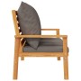 Garden sofa bench with cushions solid acacia wood 120 cm by , Garden sets - Ref: Foro24-366379, Price: 157,59 €, Discount: %