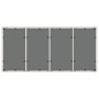 Gartentisch Glasoberfläche weiß PE Rattan 190x90x75cm von , Gartentische - Ref: Foro24-368129, Preis: 156,21 €, Rabatt: %
