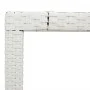 Gartentisch Glasoberfläche weiß PE Rattan 190x90x75cm von , Gartentische - Ref: Foro24-368129, Preis: 164,20 €, Rabatt: %