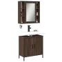 2-teiliges Badezimmermöbel-Set aus eichenbraunem Sperrholz von , Badezimmermöbel - Ref: Foro24-3214724, Preis: 134,70 €, Raba...