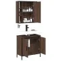 2-teiliges Badezimmermöbel-Set aus eichenbraunem Sperrholz von , Badezimmermöbel - Ref: Foro24-3214724, Preis: 134,70 €, Raba...