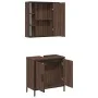 2-teiliges Badezimmermöbel-Set aus eichenbraunem Sperrholz von , Badezimmermöbel - Ref: Foro24-3214724, Preis: 134,70 €, Raba...
