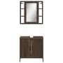 2-teiliges Badezimmermöbel-Set aus eichenbraunem Sperrholz von , Badezimmermöbel - Ref: Foro24-3214724, Preis: 134,70 €, Raba...
