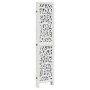 5-teilige Trennwand aus weißem Paulownia-Massivholz von , Raumteiler - Ref: Foro24-358742, Preis: 142,71 €, Rabatt: %