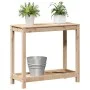 Planting table with shelf solid pine wood 82.5x35x75 cm by , Pot stands - Ref: Foro24-832387, Price: 65,75 €, Discount: %