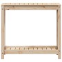Pflanztisch mit Ablage aus massivem Kiefernholz 82,5x35x75 cm von , Topfständer - Ref: Foro24-832387, Preis: 68,49 €, Rabatt: %