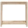 Planting table with shelf solid pine wood 82.5x35x75 cm by , Pot stands - Ref: Foro24-832387, Price: 65,75 €, Discount: %