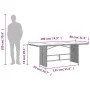 Mesa de jardín superficie de vidrio ratán PE gris 190x80x74 cm de , Mesas de jardín - Ref: Foro24-365306, Precio: 185,71 €, D...