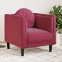 Sessel mit rotem Samtkissen von , Sofas - Ref: Foro24-372626, Preis: 154,09 €, Rabatt: %