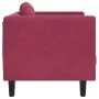 Sessel mit rotem Samtkissen von , Sofas - Ref: Foro24-372626, Preis: 154,09 €, Rabatt: %