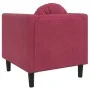Sessel mit rotem Samtkissen von , Sofas - Ref: Foro24-372626, Preis: 154,09 €, Rabatt: %