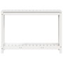 Pflanztisch mit Ablage aus weißem Kiefernholz, 108 x 35 x 75 cm von , Topfständer - Ref: Foro24-832393, Preis: 92,57 €, Rabat...