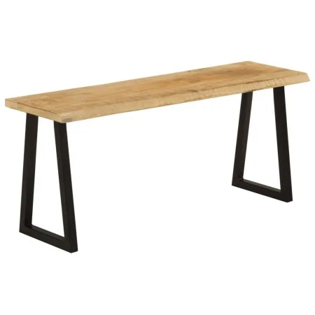 Bench with natural edge in solid mango wood 105 cm by , Banks - Ref: Foro24-372756, Price: 88,39 €, Discount: %