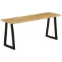 Bench with natural edge in solid mango wood 105 cm by , Banks - Ref: Foro24-372756, Price: 88,39 €, Discount: %