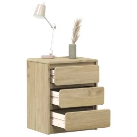 SAUDA Nachttisch aus massivem Kiefern-Eichenholz 44x35x56 cm von , Nachttische - Ref: Foro24-377594, Preis: 73,74 €, Rabatt: %