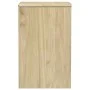 SAUDA bedside table solid pine oak wood 44x35x56 cm by , Nightstands - Ref: Foro24-377594, Price: 77,84 €, Discount: %