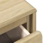 SAUDA bedside table solid pine oak wood 44x35x56 cm by , Nightstands - Ref: Foro24-377594, Price: 77,84 €, Discount: %