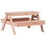 Douglas solid wood children's picnic table 88x97x52 cm by , Garden tables - Ref: Foro24-832599, Price: 73,46 €, Discount: %