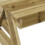 Mesa de pícnic para niños madera pino impregnada 88x97x52 cm de , Mesas de jardín - Ref: Foro24-832600, Precio: 106,63 €, Des...
