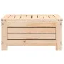 Taburete de jardín con cojín madera maciza de pino de , Sofás de exterior - Ref: Foro24-844925, Precio: 100,38 €, Descuento: %