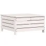 Garden stool with solid white pine wood cushion by , Outdoor sofas - Ref: Foro24-844927, Price: 118,60 €, Discount: %