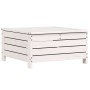 Gartenhocker mit Kissen aus massivem weißem Kiefernholz von , Outdoor-Sofas - Ref: Foro24-844927, Preis: 120,10 €, Rabatt: %