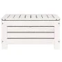 Garden stool with solid white pine wood cushion by , Outdoor sofas - Ref: Foro24-844927, Price: 118,60 €, Discount: %