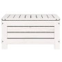 Gartenhocker mit Kissen aus massivem weißem Kiefernholz von , Outdoor-Sofas - Ref: Foro24-844927, Preis: 120,10 €, Rabatt: %