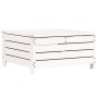 Gartenhocker mit Kissen aus massivem weißem Kiefernholz von , Outdoor-Sofas - Ref: Foro24-844927, Preis: 120,10 €, Rabatt: %