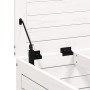 Gartenhocker mit Kissen aus massivem weißem Kiefernholz von , Outdoor-Sofas - Ref: Foro24-844927, Preis: 120,10 €, Rabatt: %