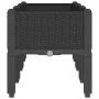 Planter with legs PP black 120x40x42 cm by , Pots and planters - Ref: Foro24-367898, Price: 90,13 €, Discount: %