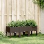 Pflanzgefäß mit braunen PP-Beinen 120x40x42 cm von , Töpfe und Pflanzgefäße - Ref: Foro24-367900, Preis: 74,57 €, Rabatt: %