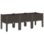 Pflanzgefäß mit braunen PP-Beinen 120x40x42 cm von , Töpfe und Pflanzgefäße - Ref: Foro24-367900, Preis: 74,57 €, Rabatt: %