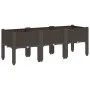 Planter with brown PP legs 120x40x42 cm by , Pots and planters - Ref: Foro24-367900, Price: 74,61 €, Discount: %