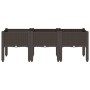 Pflanzgefäß mit braunen PP-Beinen 120x40x42 cm von , Töpfe und Pflanzgefäße - Ref: Foro24-367900, Preis: 74,57 €, Rabatt: %
