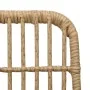 Gartentisch- und Stühle-Set, 3-teilig, eichenfarbenes synthetisches Rattan von vidaXL, Gartensets - Ref: Foro24-48583, Preis:...