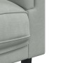 2 seater light gray velvet sofa with cushions by , Sofas - Ref: Foro24-372632, Price: 199,23 €, Discount: %